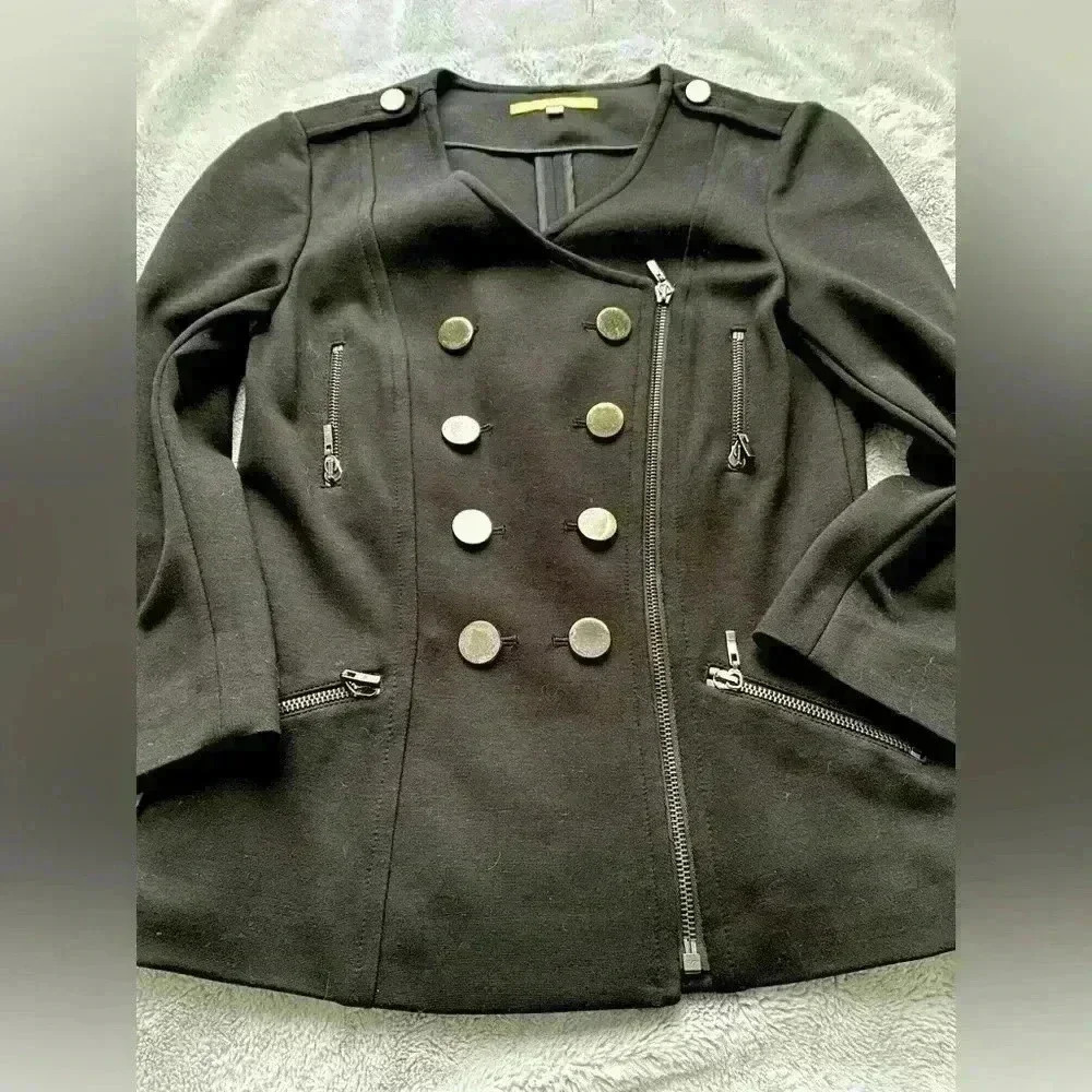 Gianni Bini Knit Military Jacket - Picture 8 of 8